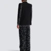 1-button jacket with Constellation embroidery 1-button jacket with Constellation embroidery