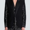 1-button jacket with Constellation embroidery 1-button jacket with Constellation embroidery