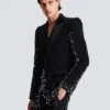 1-button jacket with Constellation embroidery 1-button jacket with Constellation embroidery