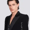 1-button jacket with Constellation embroidery 1-button jacket with Constellation embroidery