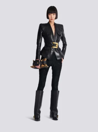 Anthem Mini ponyskin-style leopard print bag