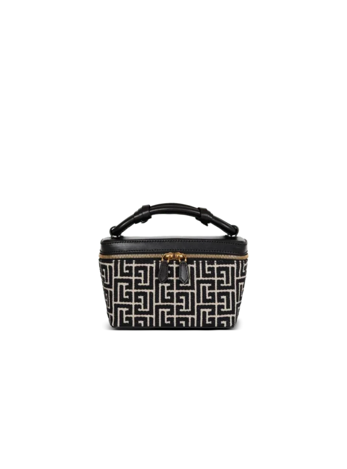 B-Army Vanity Case in monogrammed canvas and leather B-Army Vanity Case in monogrammed canvas and leather