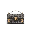 B-Buzz Shoulder 24 bag in calfskin and PB jacquard canvas B-Buzz Shoulder 24 bag in calfskin and PB jacquard canvas