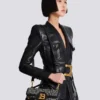B-Buzz Shoulder 24 bag in calfskin and PB jacquard canvas B-Buzz Shoulder 24 bag in calfskin and PB jacquard canvas