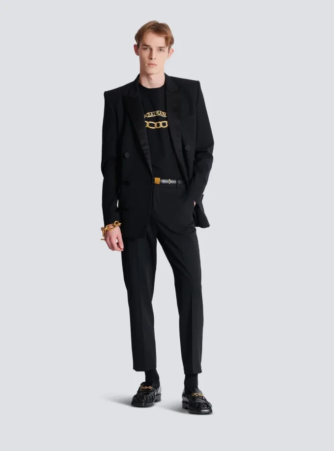 Balmain Chaînes Logo printed T-shirt Balmain Chaînes Logo printed T-shirt