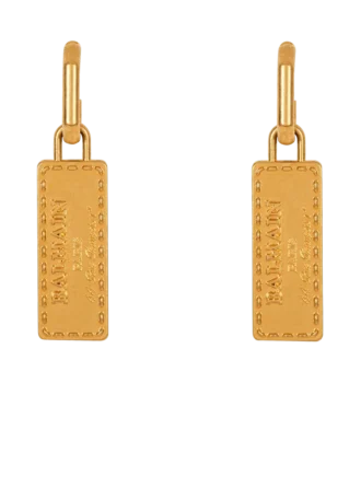 Balmain Signature Tubular earrings Balmain Signature Tubular earrings