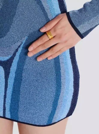 Balmain Signature Tubular ring Balmain Signature Tubular ring