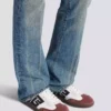 Balmain Swan suede and nylon trainers