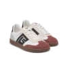 Balmain Swan suede and nylon trainers