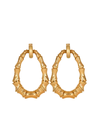 Bamboo hoop earrings Bamboo hoop earrings