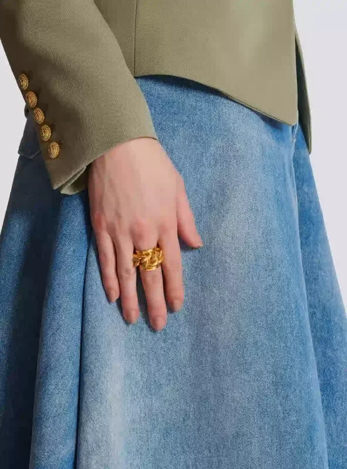 Brass chain ring