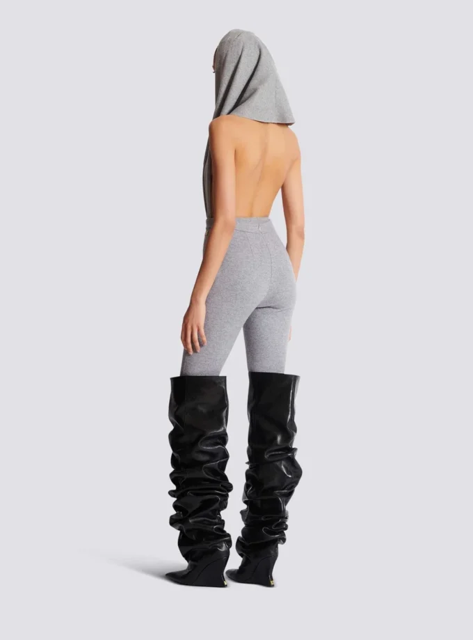 Cotton knit leggings