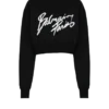 Cropped printed cotton sweatshirt Cropped printed cotton sweatshirt