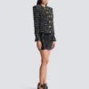Cropped tweed jacket
