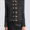 Cropped tweed jacket
