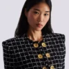 Cropped tweed jacket