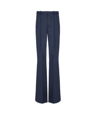 Darted trousers in cotton twill Darted trousers in cotton twill