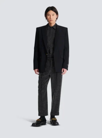 Grain de poudre wool 1-button jacket Grain de poudre wool 1-button jacket