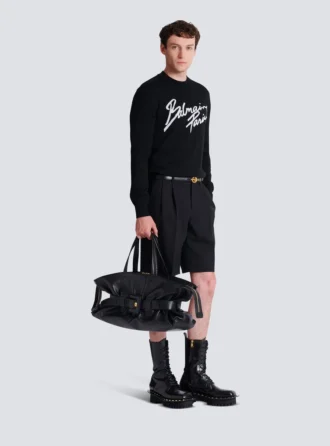 Large calfskin Anthem Zip bag