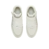 Leather Balmain Swan Mid-Top lace-up trainers