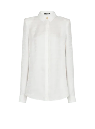 Love letter embroidered col cotton shirt Love letter embroidered col cotton shirt