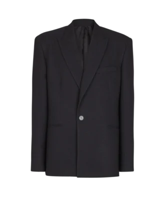 Monogram grain de poudre 1-button jacket Monogram grain de poudre 1-button jacket