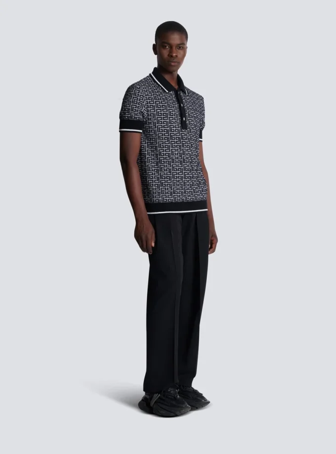 PB Labyrinth knit polo shirt PB Labyrinth knit polo shirt