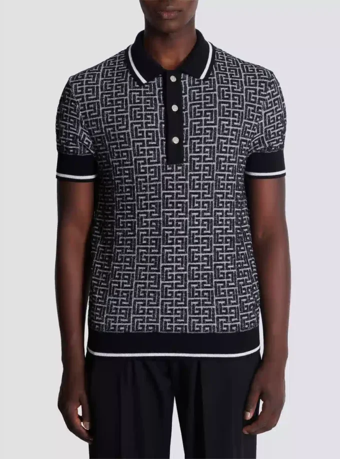 PB Labyrinth knit polo shirt PB Labyrinth knit polo shirt