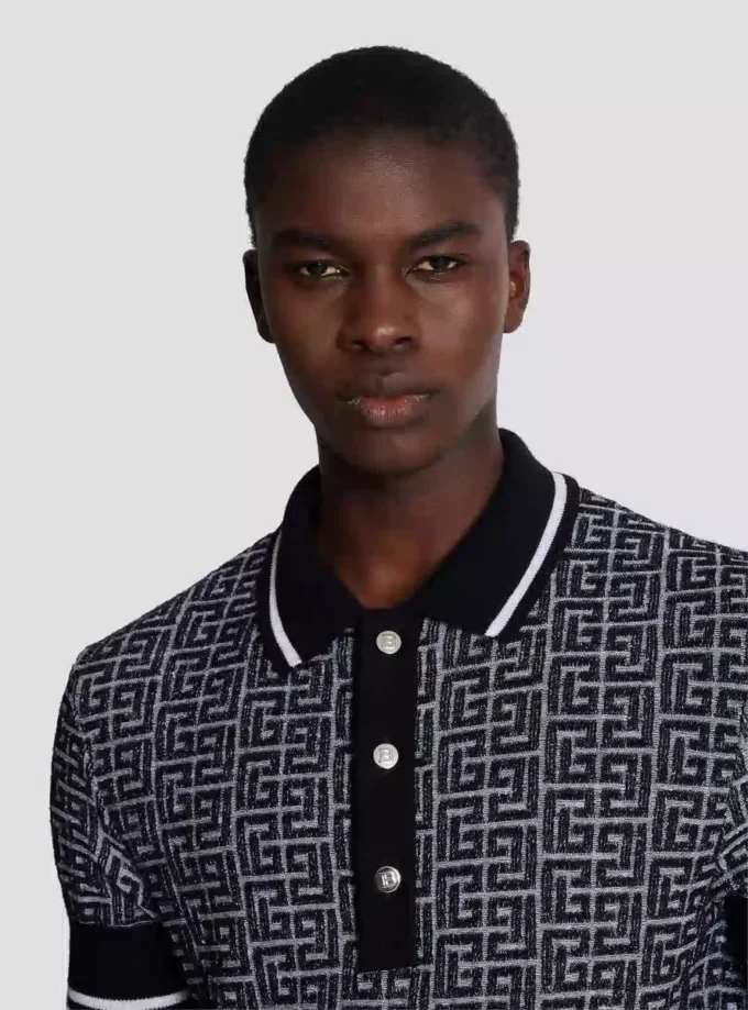 PB Labyrinth knit polo shirt PB Labyrinth knit polo shirt