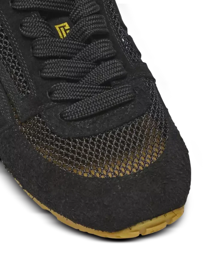 Racer 45 trainers in calfskin, suede and nylon