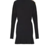 Short flared knit dress