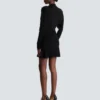 Short flared knit dress