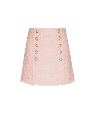 Short sequinned tweed skirt Short sequinned tweed skirt