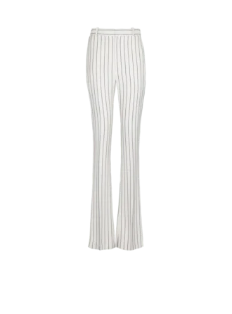 Straight-leg pinstripe trousers Straight-leg pinstripe trousers