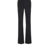 Straight-leg wool trousers with crystal embroidery Straight-leg wool trousers with crystal embroidery