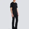 Straight-leg wool trousers with crystal embroidery Straight-leg wool trousers with crystal embroidery