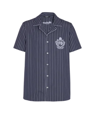 Striped poplin pyjama shirt Striped poplin pyjama shirt