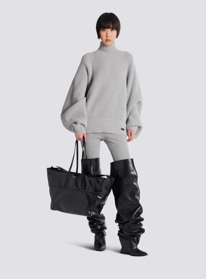 Track Zips calfskin tote bag Track Zips calfskin tote bag
