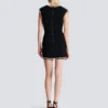 Tweed dress with pearl trim Tweed dress with pearl trim