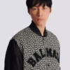 Varsity monogrammed jacket with patches
