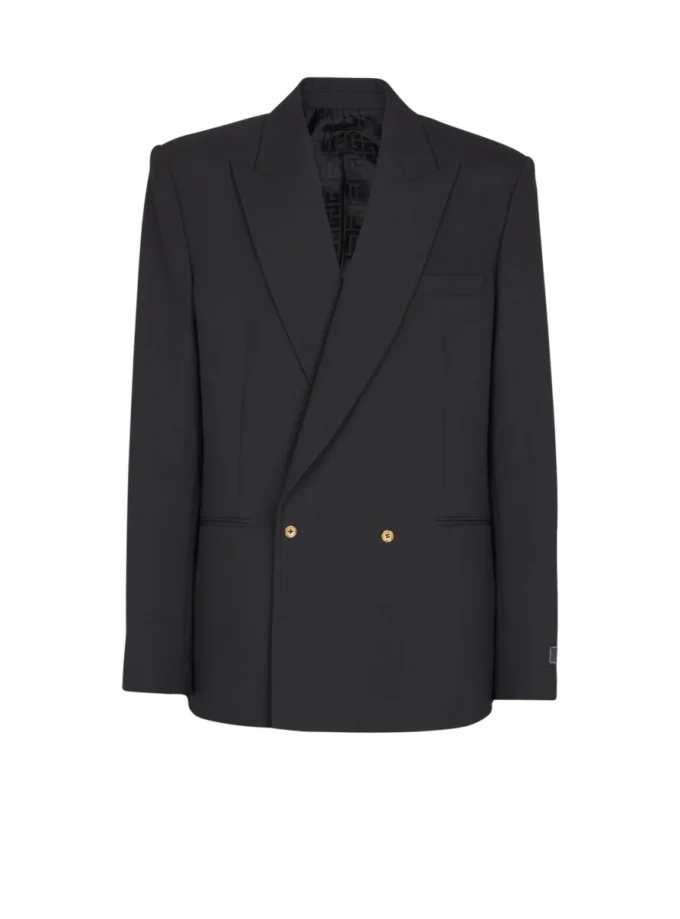 Wool 2-buttons blazer