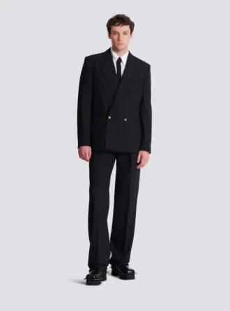 Wool 2-buttons blazer