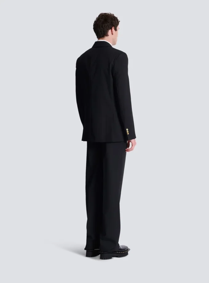 Wool 2-buttons blazer