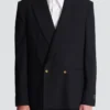 Wool 2-buttons blazer
