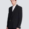 Wool 2-buttons blazer