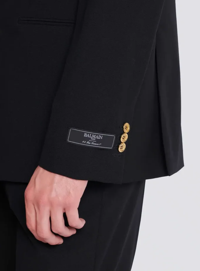 Wool 2-buttons blazer