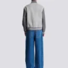 Wool and cashmere varsity jacket