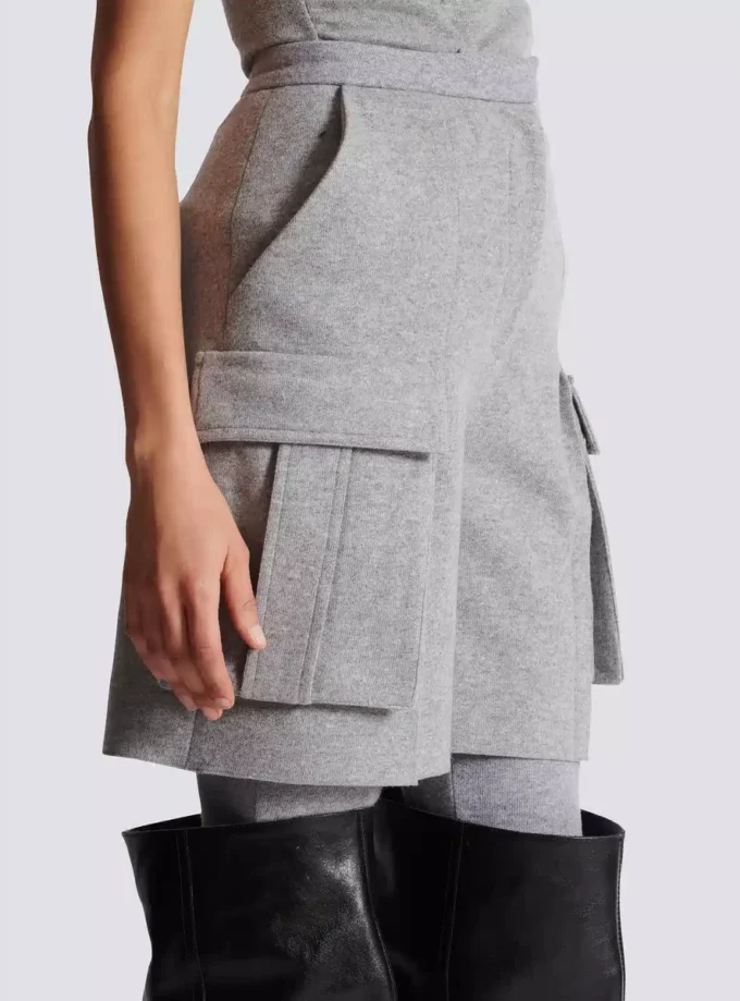 Wool Bermuda shorts