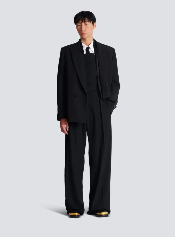 Wool dungarees