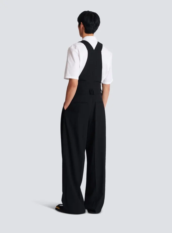 Wool dungarees